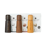 Ensemble de moulins à poivre scandinaves (17 cm) + pack de démarrage de poivre (3× 20 g)