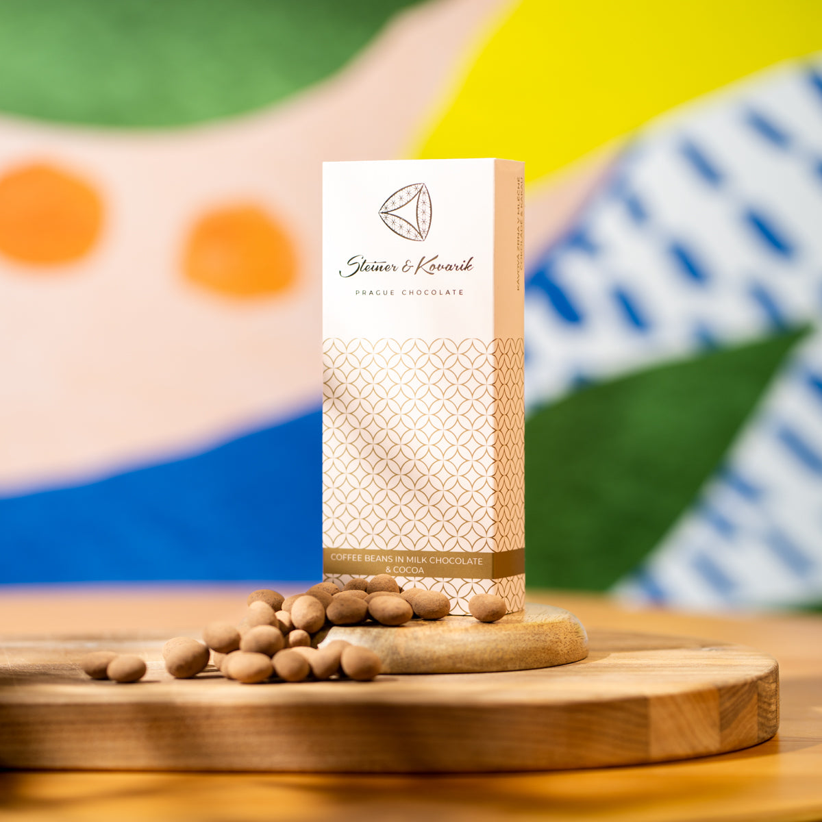 Grains de café en chocolat au lait et cacao 130 g