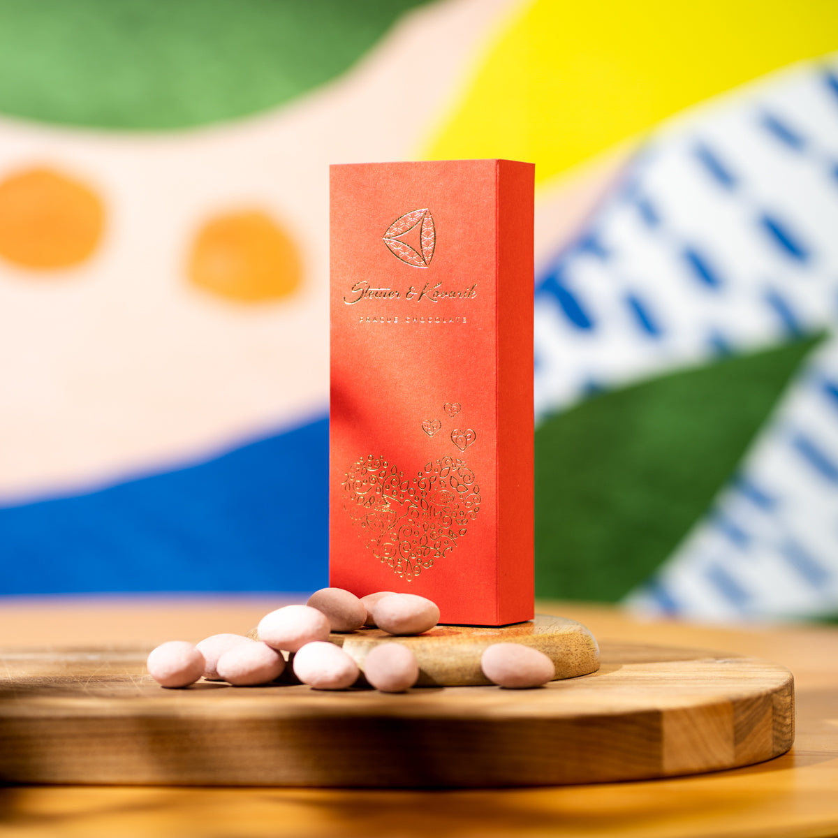 Amandes au chocolat avec arôme de cerise 130 g