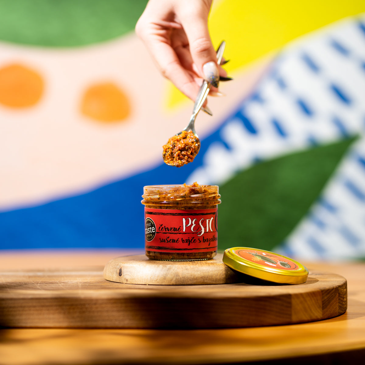 Pesto premium tomate séchée avec basilic 120 g
