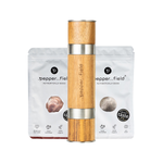 Dvojitý mlýnek DUOMILL + 20g červeného a bílého Kampotského pepře ZDARMA