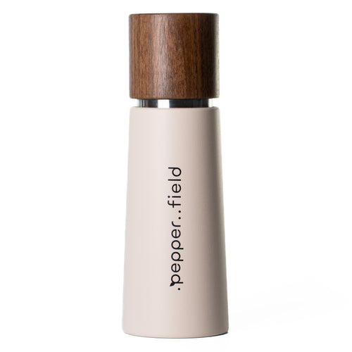 Beige wooden original .pepper..field grinder