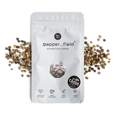 Kampot green freeze-dried pepper with salt