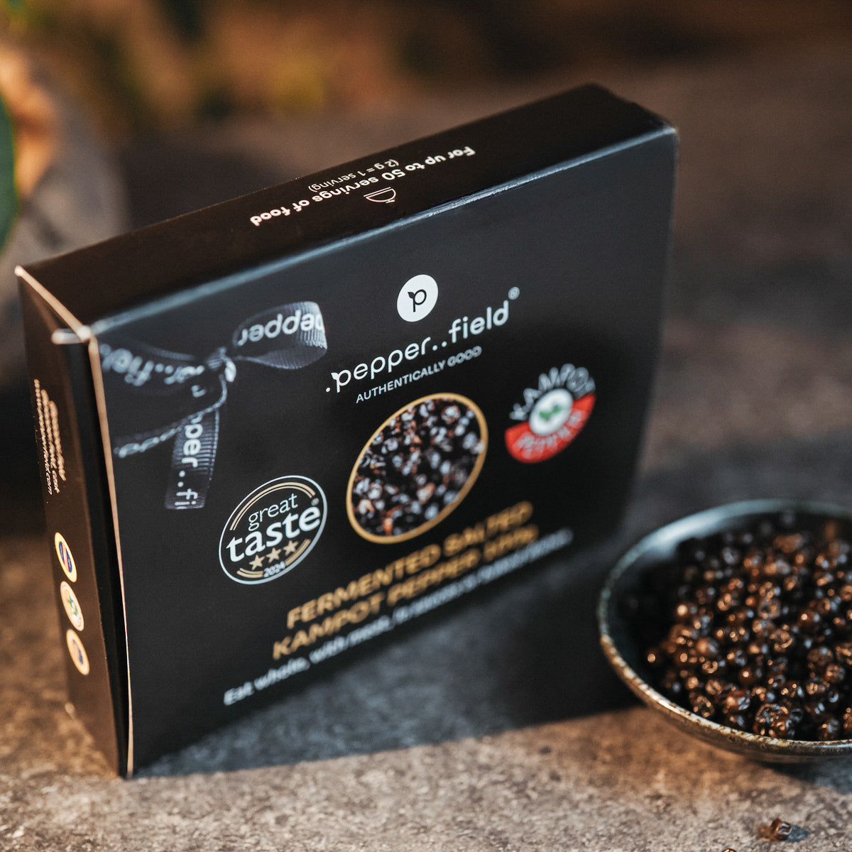 Dárkové balení – fermentovaný solený Kampotský pepř 40 g