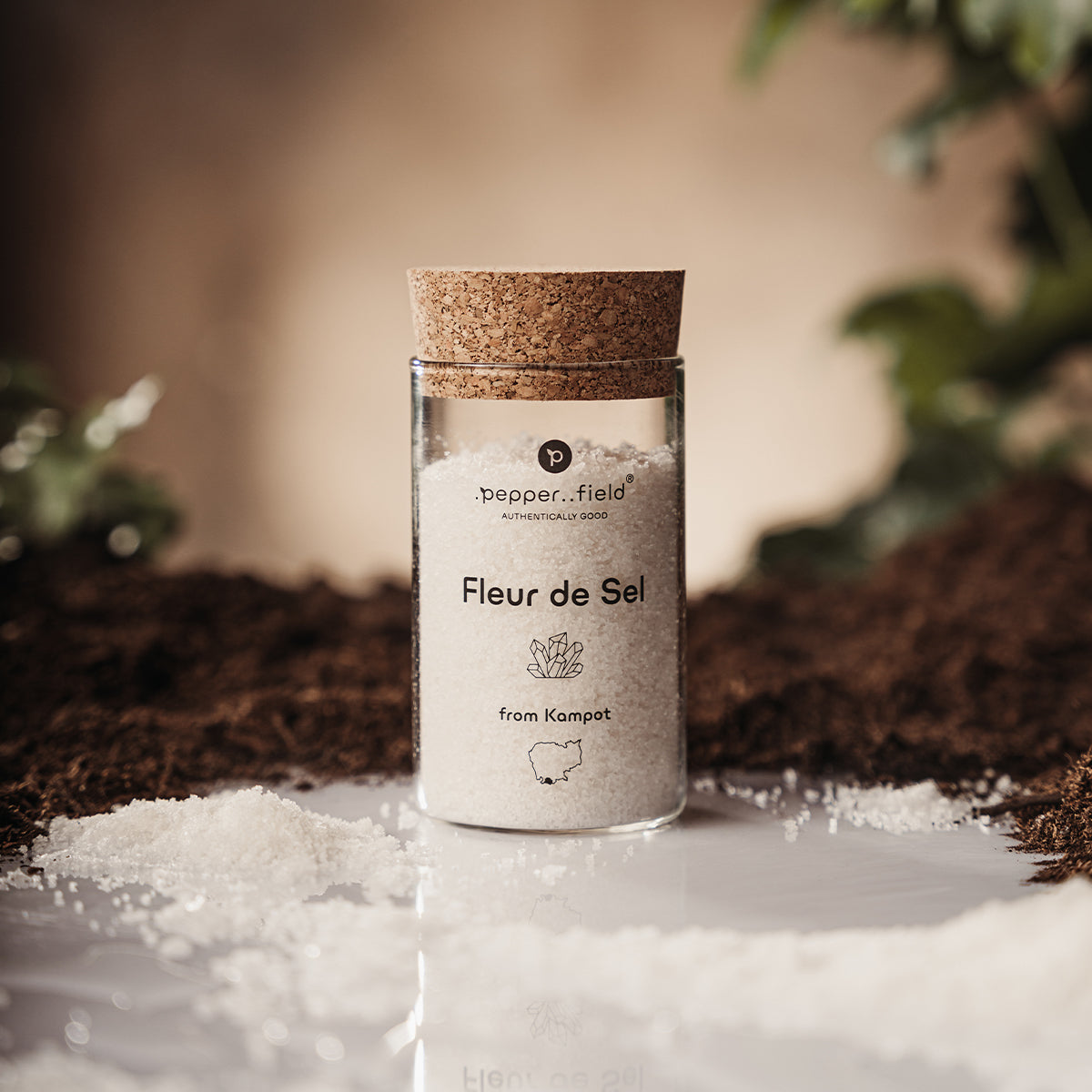 Fleur de sel – Fleur de Sel en boîte en verre 160 g