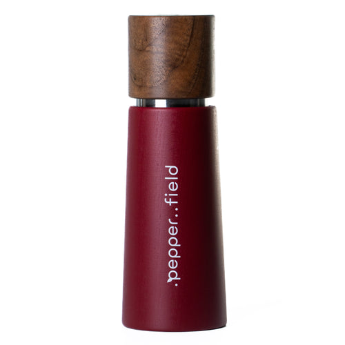 Red wooden original .pepper..field grinder