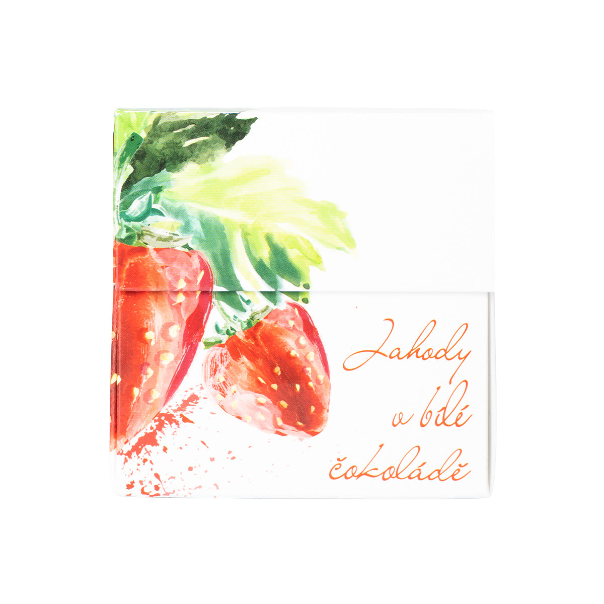 Freeze-dried strawberries in white chocolate 110g